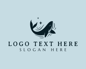 Biologist - Ocean Marine Whale logo design