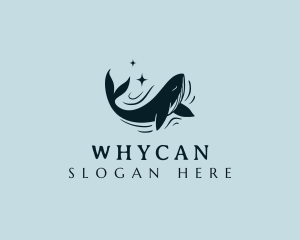 Ocean Marine Whale Logo