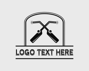 Mechanic - Welding Torch Steelworks logo design