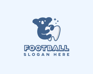 Tooth Dentistry Koala Logo