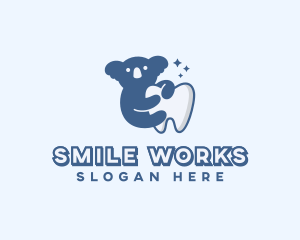 Dentistry - Tooth Dentistry Koala logo design