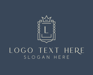 Elegant Royal Shield logo design