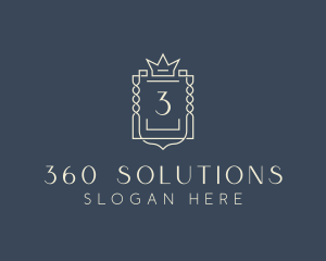 Elegant Royal Shield logo design