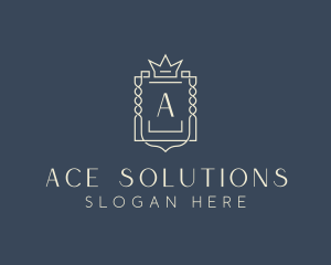 Elegant Royal Shield logo design