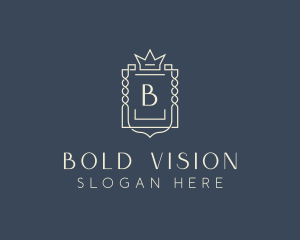 Elegant Royal Shield logo design