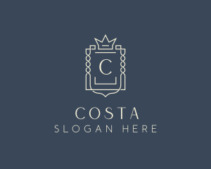 Elegant Royal Shield logo design