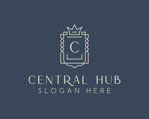 Elegant Royal Shield logo design