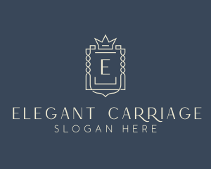 Elegant Royal Shield logo design