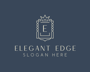 Elegant Royal Shield logo design