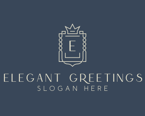 Elegant Royal Shield logo design