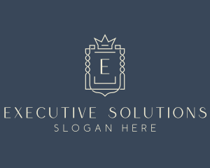 Elegant Royal Shield logo design