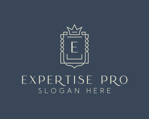 Elegant Royal Shield logo design