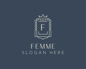 Elegant Royal Shield logo design