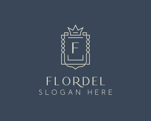 Elegant Royal Shield logo design