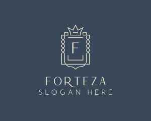 Elegant Royal Shield logo design