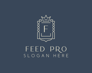 Elegant Royal Shield logo design