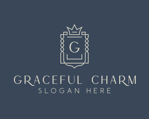 Elegant Royal Shield logo design