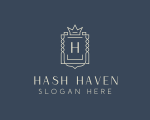 Elegant Royal Shield logo design