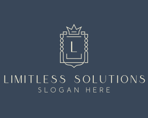 Elegant Royal Shield logo design