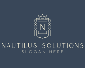 Elegant Royal Shield logo design