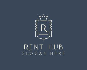 Elegant Royal Shield logo design