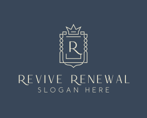 Elegant Royal Shield logo design