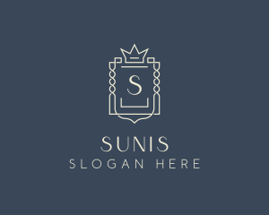 Elegant Royal Shield logo design