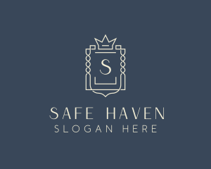 Elegant Royal Shield logo design