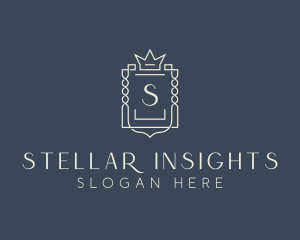 Elegant Royal Shield logo design