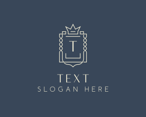 Elegant Royal Shield logo design