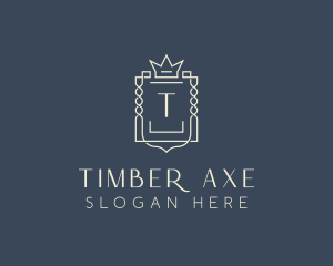 Elegant Royal Shield logo design