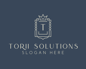 Elegant Royal Shield logo design