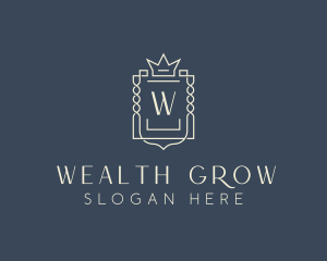 Elegant Royal Shield logo design