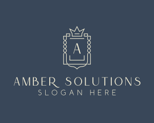 Elegant Royal Shield logo design