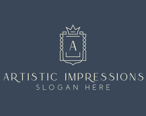 Elegant Royal Shield logo design