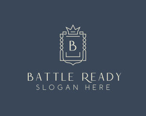 Elegant Royal Shield logo design