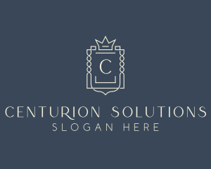 Elegant Royal Shield logo design