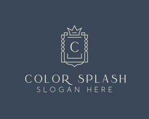 Elegant Royal Shield logo design