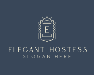 Elegant Royal Shield logo design