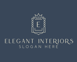 Elegant Royal Shield logo design