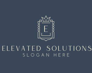 Elegant Royal Shield logo design