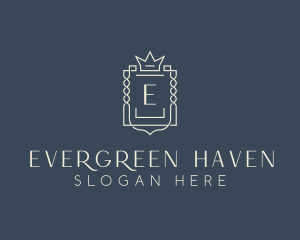 Elegant Royal Shield logo design