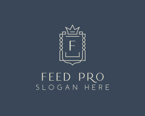 Elegant Royal Shield logo design