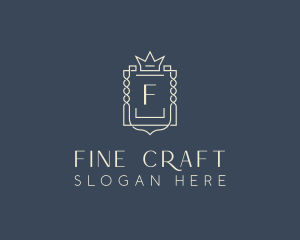 Elegant Royal Shield logo design