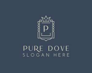 Elegant Royal Shield logo design