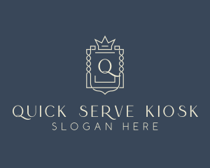 Elegant Royal Shield logo design