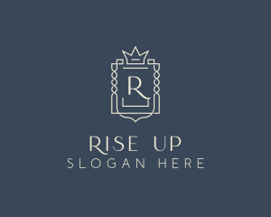 Elegant Royal Shield logo design