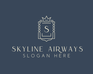 Elegant Royal Shield logo design