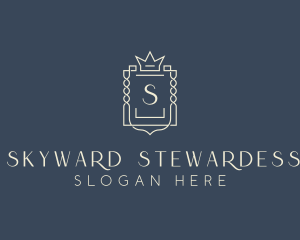 Elegant Royal Shield logo design