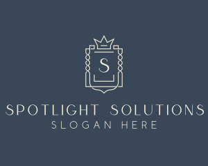 Elegant Royal Shield logo design